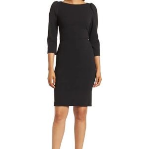 🖤Timeless Black Calvin Klein elegant Sheath dress!New Never worn tags Attached!